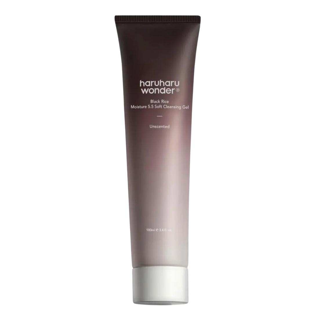 Haruharu Wonder cleansing gel tube on a white background