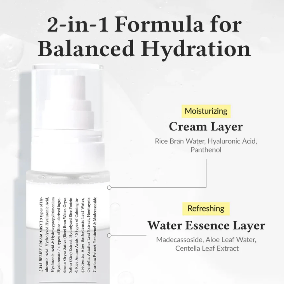 345 Relief Cream Mist 100ml