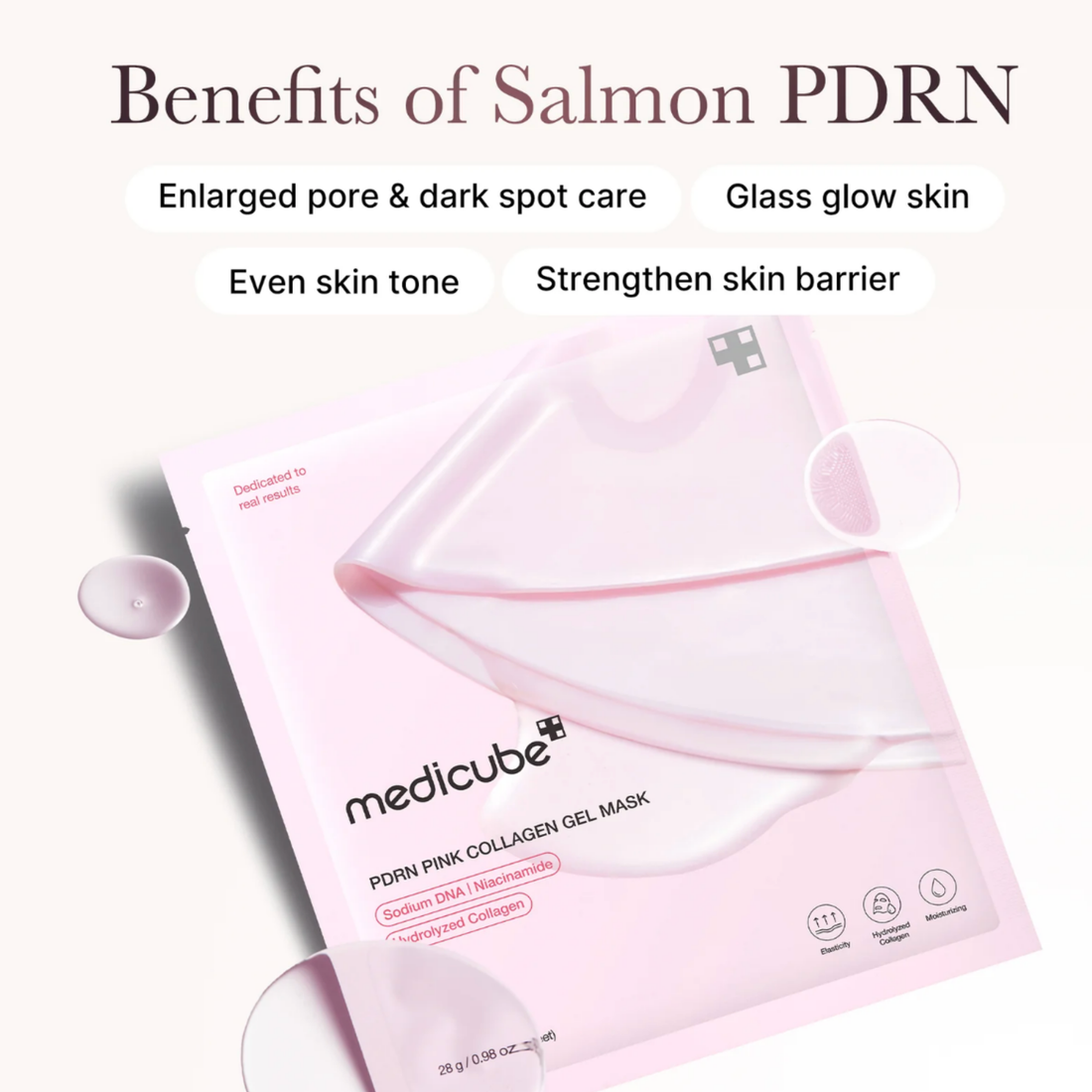 4x PDRN Pink Collagen Jelly Gel Mask