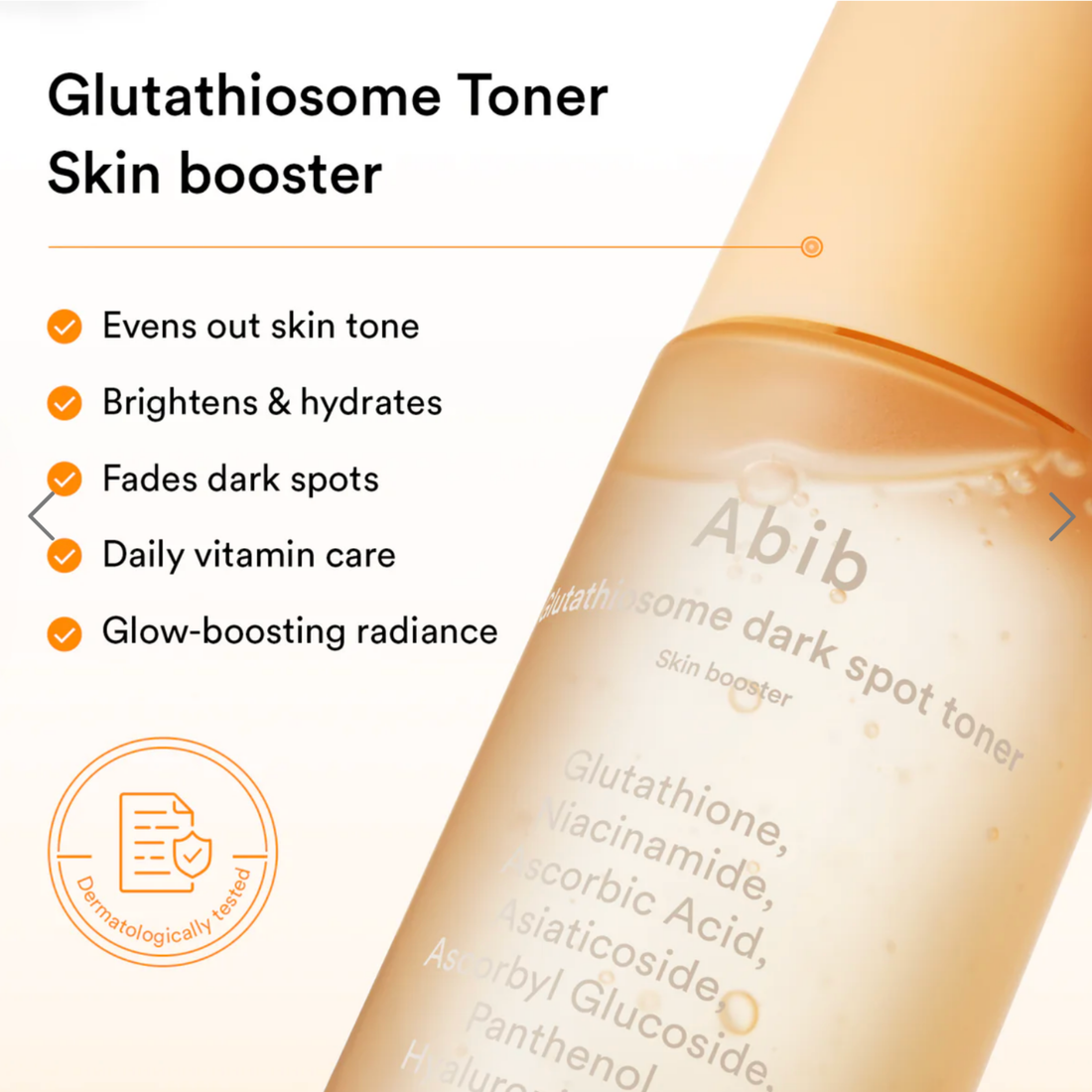 Glutathiosome Dark Spot Toner Skin Booster 200 ml – Brightening, Exfoliating & Hydrating Toner