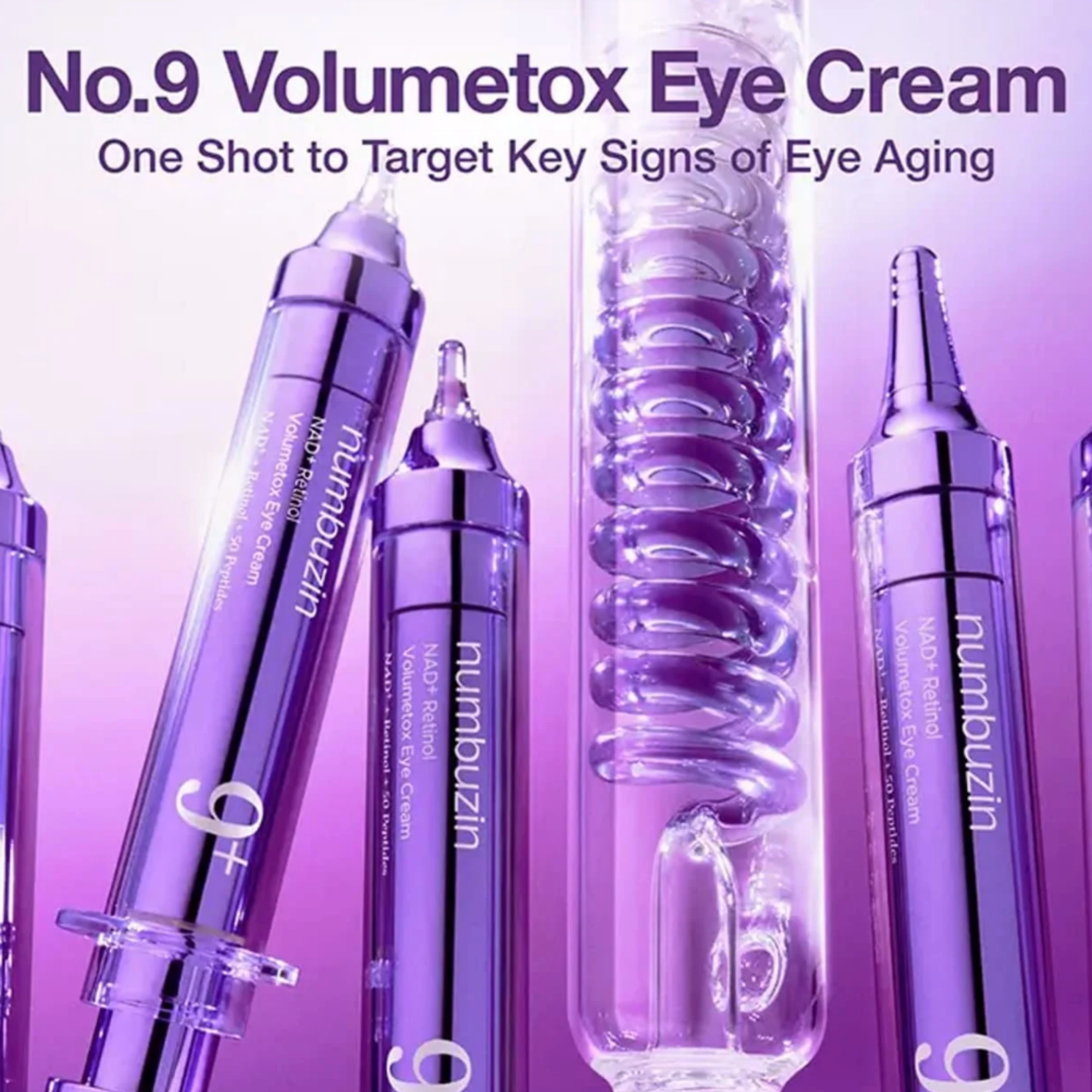 No.9+ NAD+ Retinol Volumetox Eye Cream (10ml)