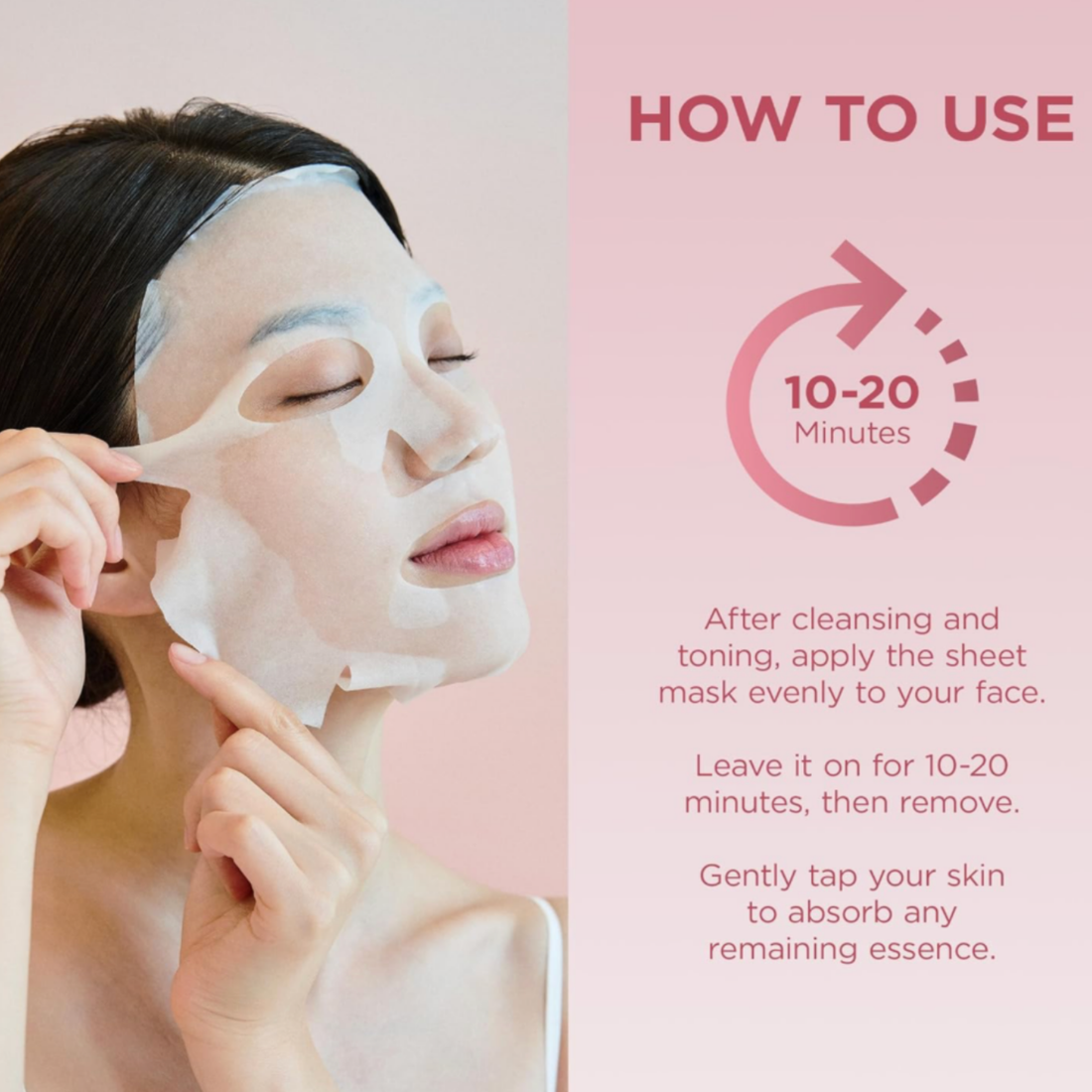 Madagascar Centella Poremizing Clarifying Mask – 1 Sheet (23ml)
