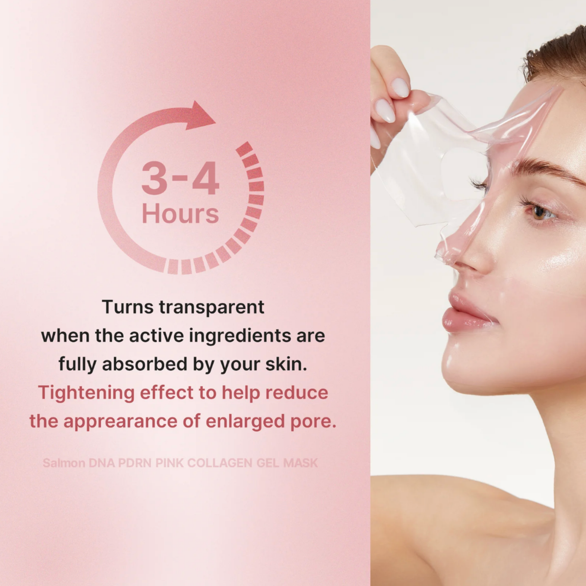 4x PDRN Pink Collagen Jelly Gel Mask
