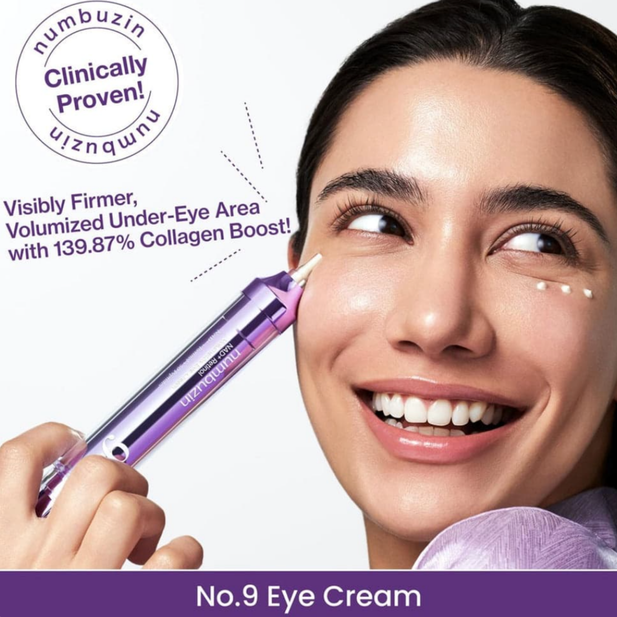 No.9+ NAD+ Retinol Volumetox Eye Cream (10ml)