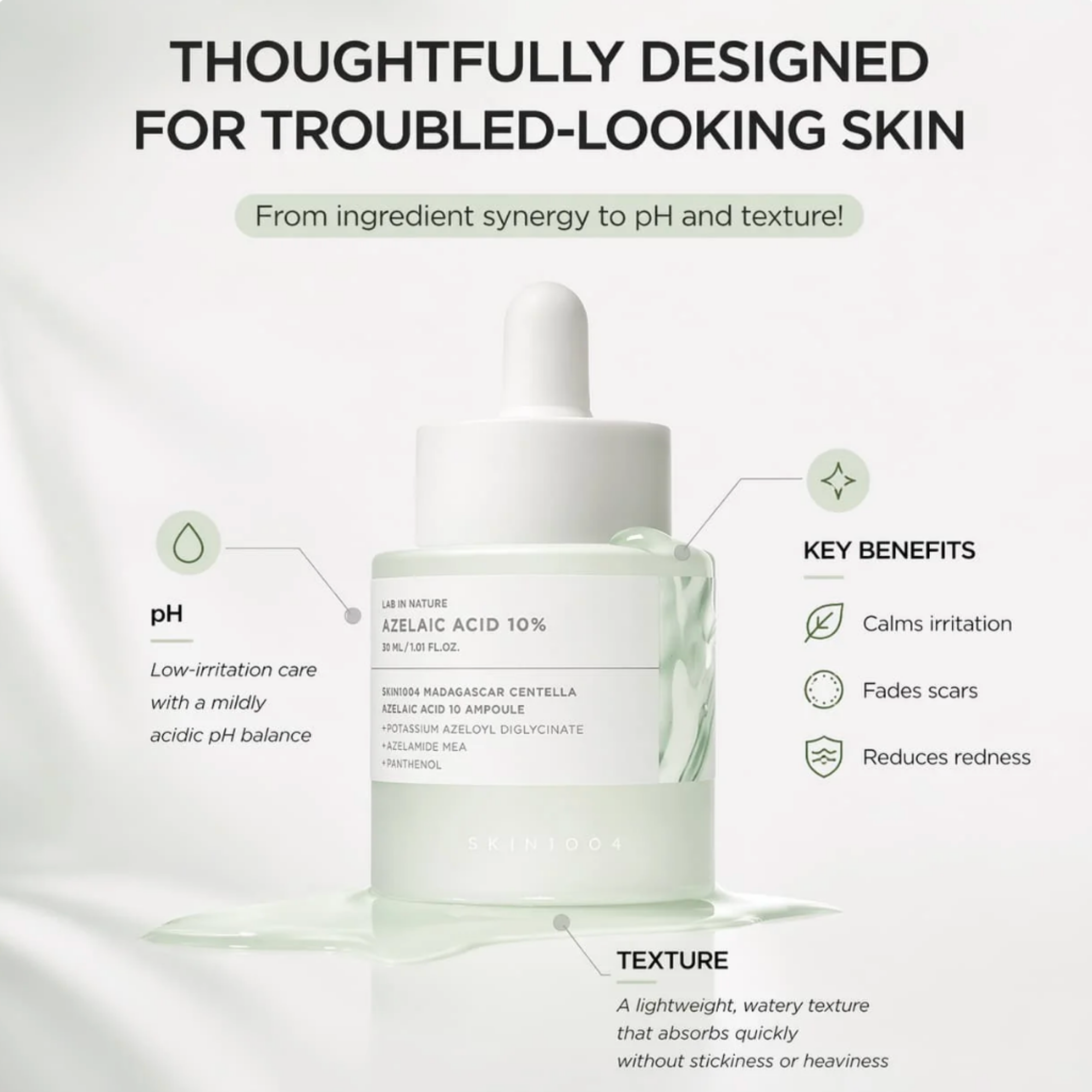 Madagascar Centella Azelaic Acid 10 Ampoule 30ml