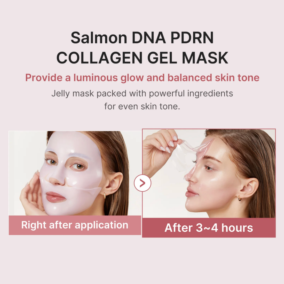 4x PDRN Pink Collagen Jelly Gel Mask
