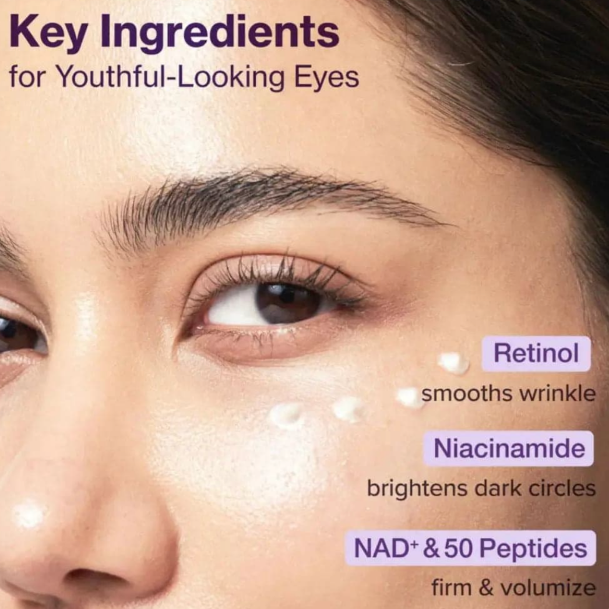 No.9+ NAD+ Retinol Volumetox Eye Cream (10ml)