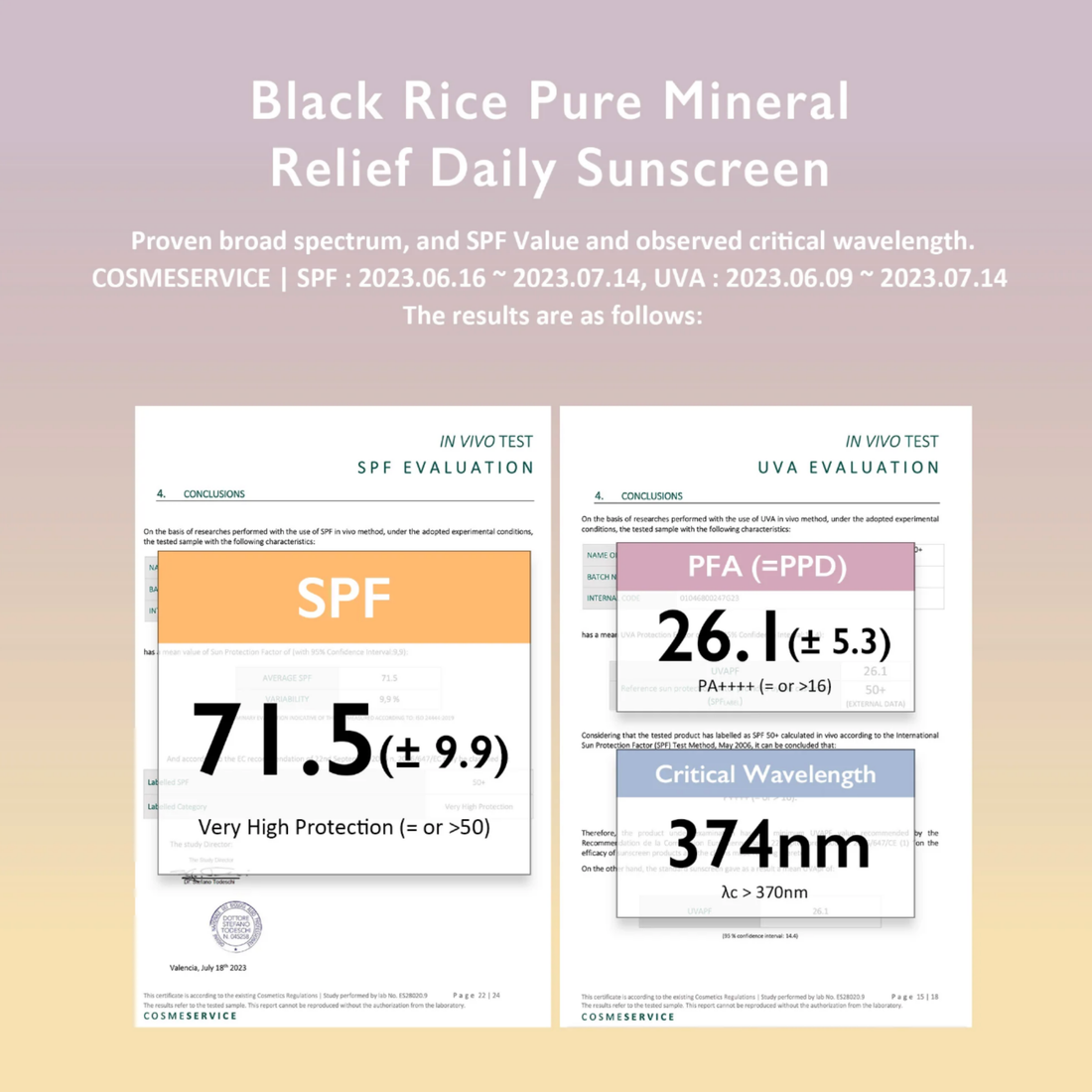Black Rice Mineral Relief Daily Sunscreen SPF50+ PA++++ 50ml
