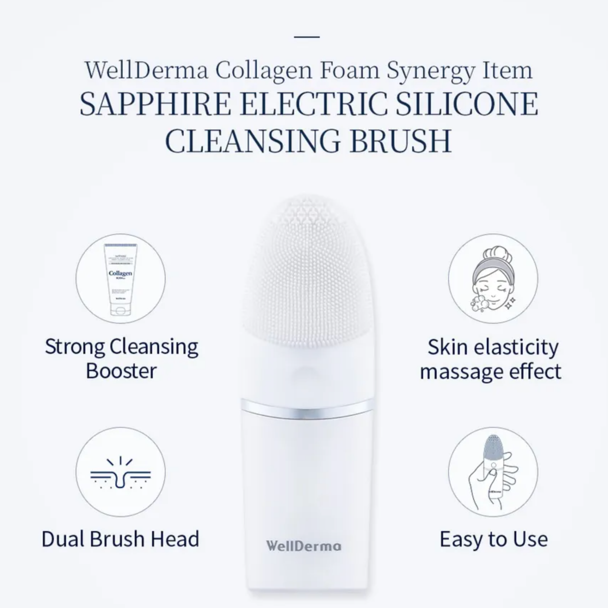 Sapphire Face Cleansing Brush