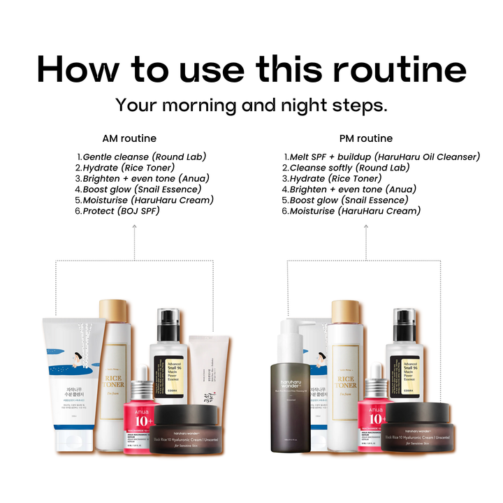 Glass Skin Radiance Routine – 7 Steps (Save 20%)