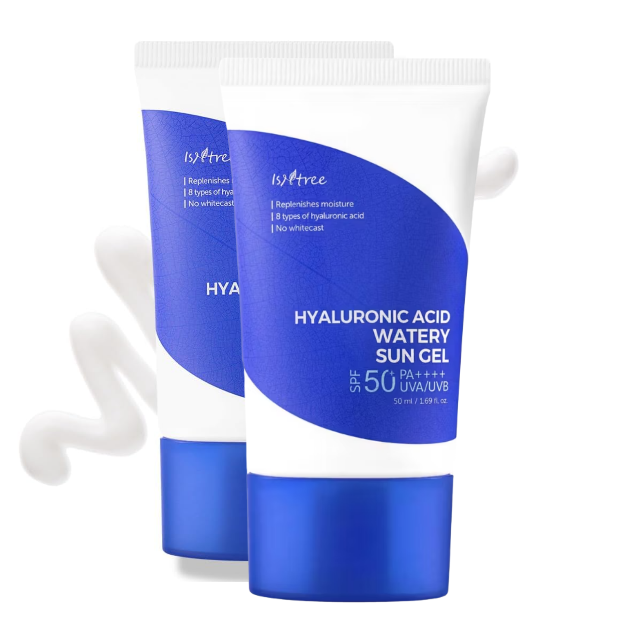 Hyaluronic Acid Watery Sun Gel SPF 50+ PA++++ – pack of 2 (50 ml × 2)