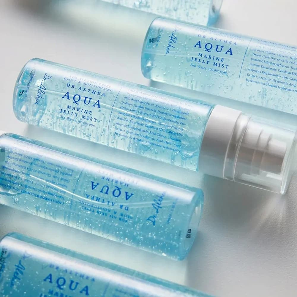 Dr.Althea Aqua Marine Jelly Mist bottles
