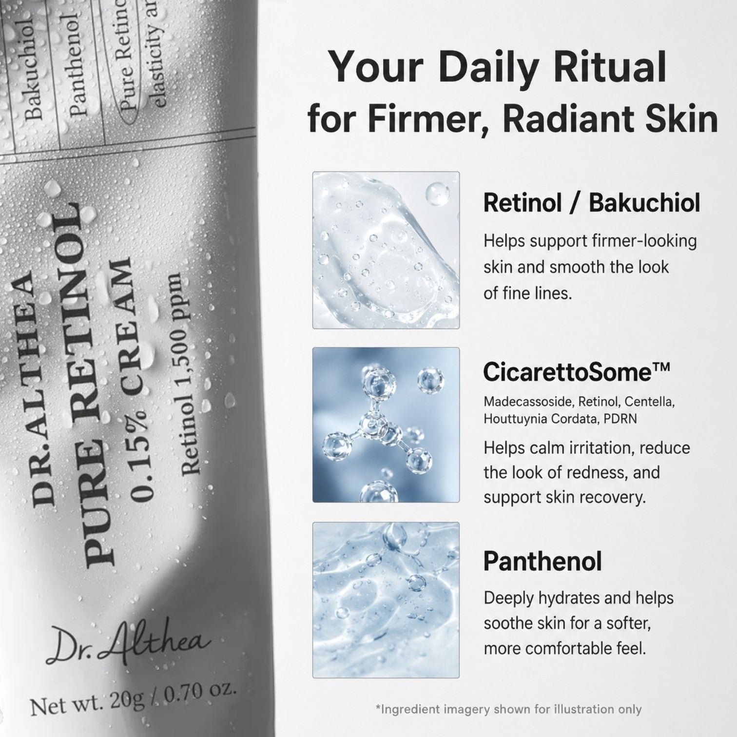 Dr.Althea Pure Retinol Cream key ingredients