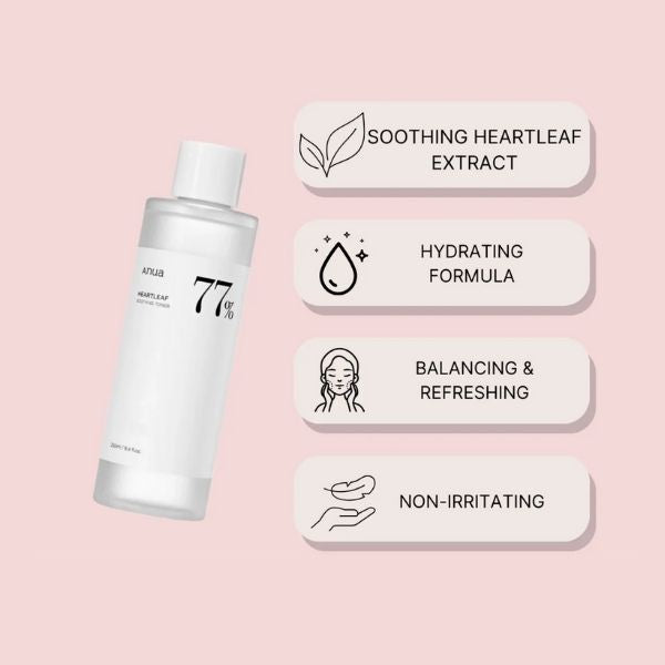 Heartleaf 77% Soothing Toner – 250 ml