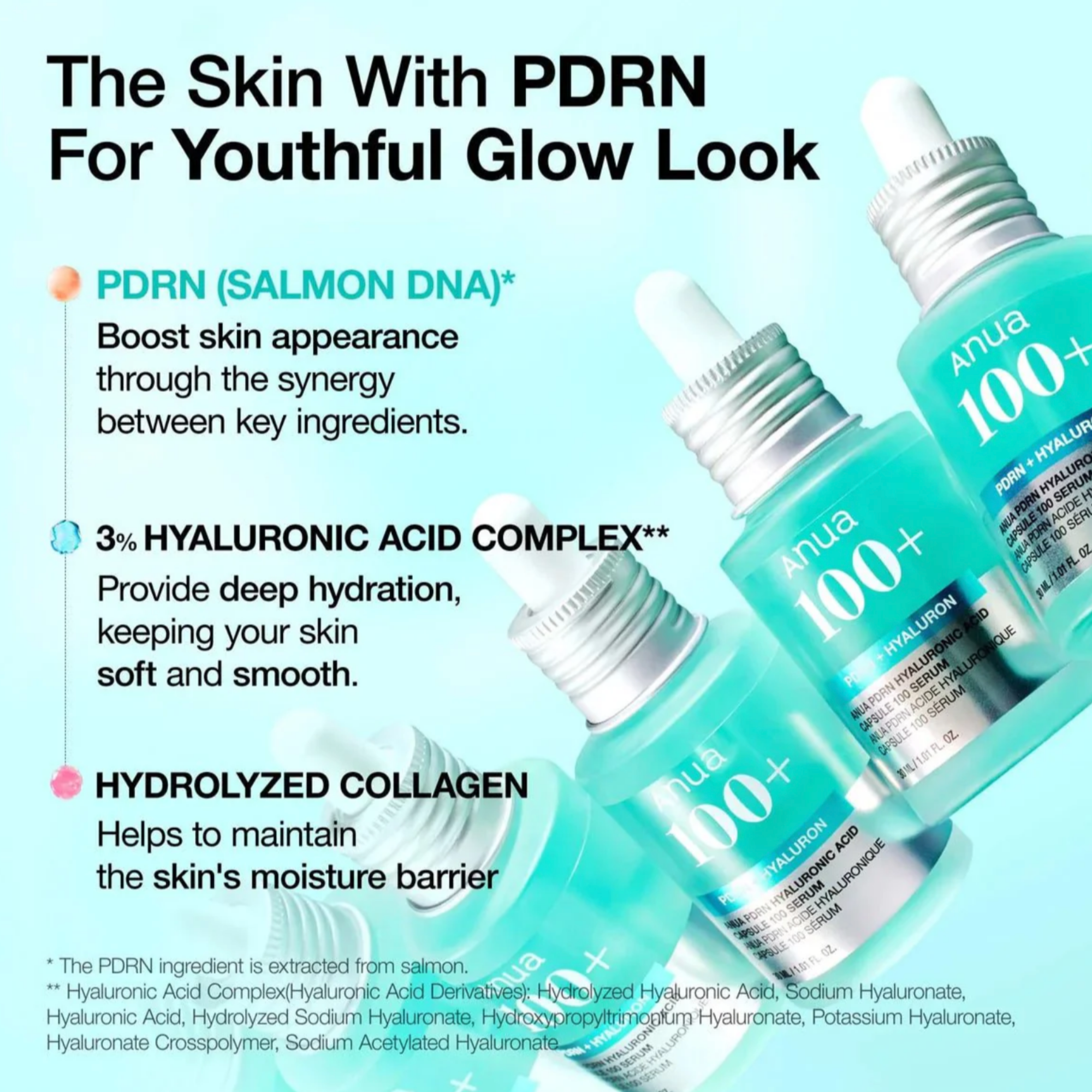 PDRN Hyaluronic Acid Capsule 100 Serum (30 ml)