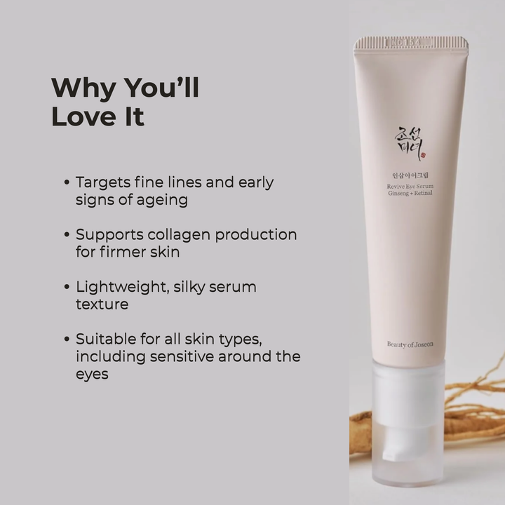 Beauty of Joseon Ginseng + Retinal Eye Serum – Ujędrnia i ożywia oczy (30 ml)