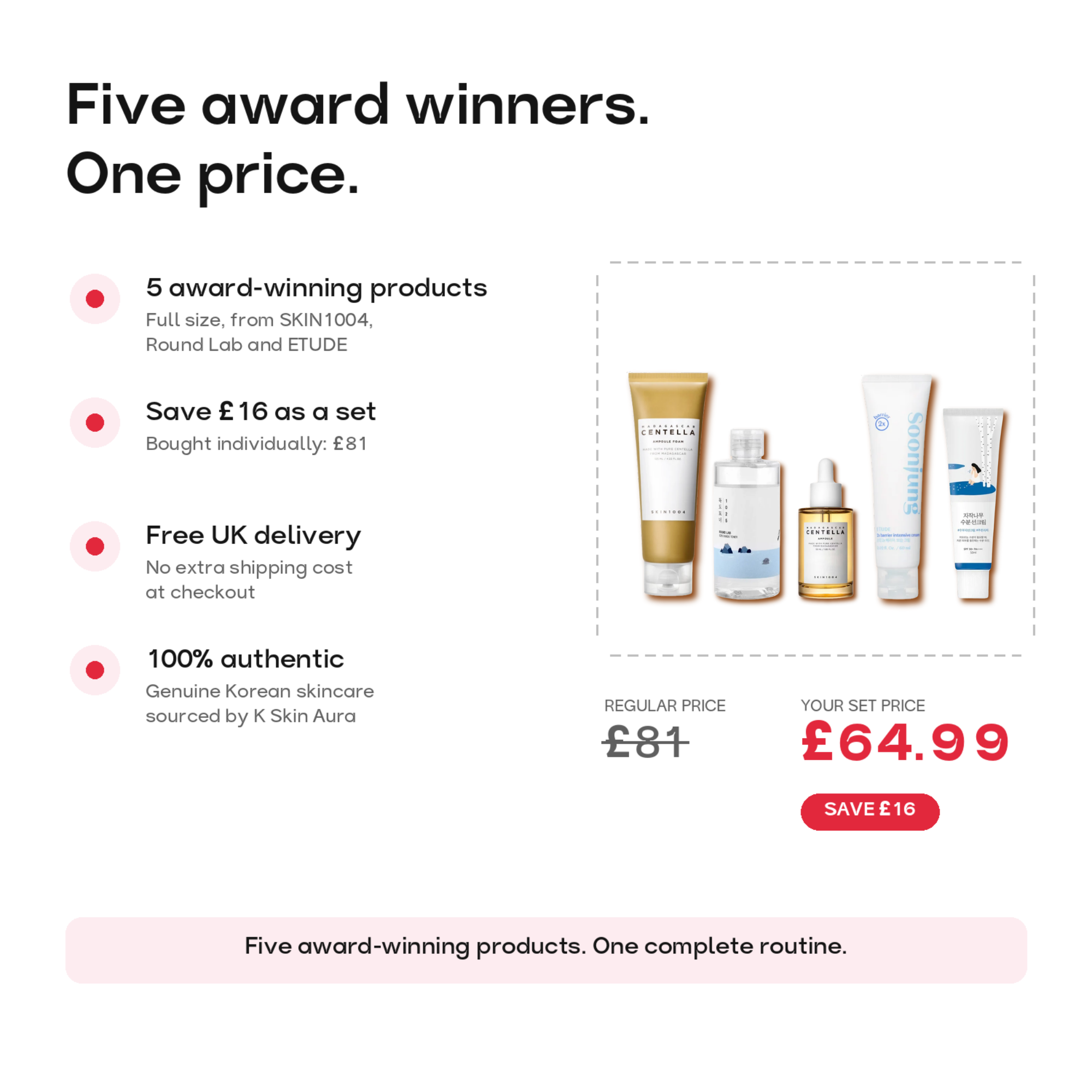 The Award Winners set £64.99, worth £81, save £16, free UK delivery