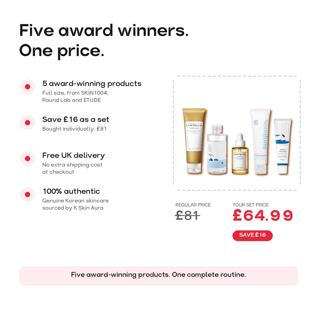 The Award Winners set £64.99, worth £81, save £16, free UK delivery