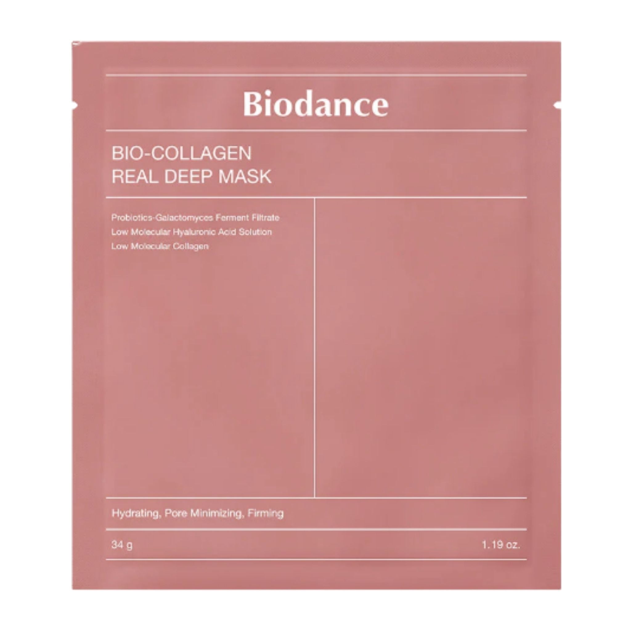 4x Bio Collagen Real Deep Mask – intensive firming sheets (4 pcs)