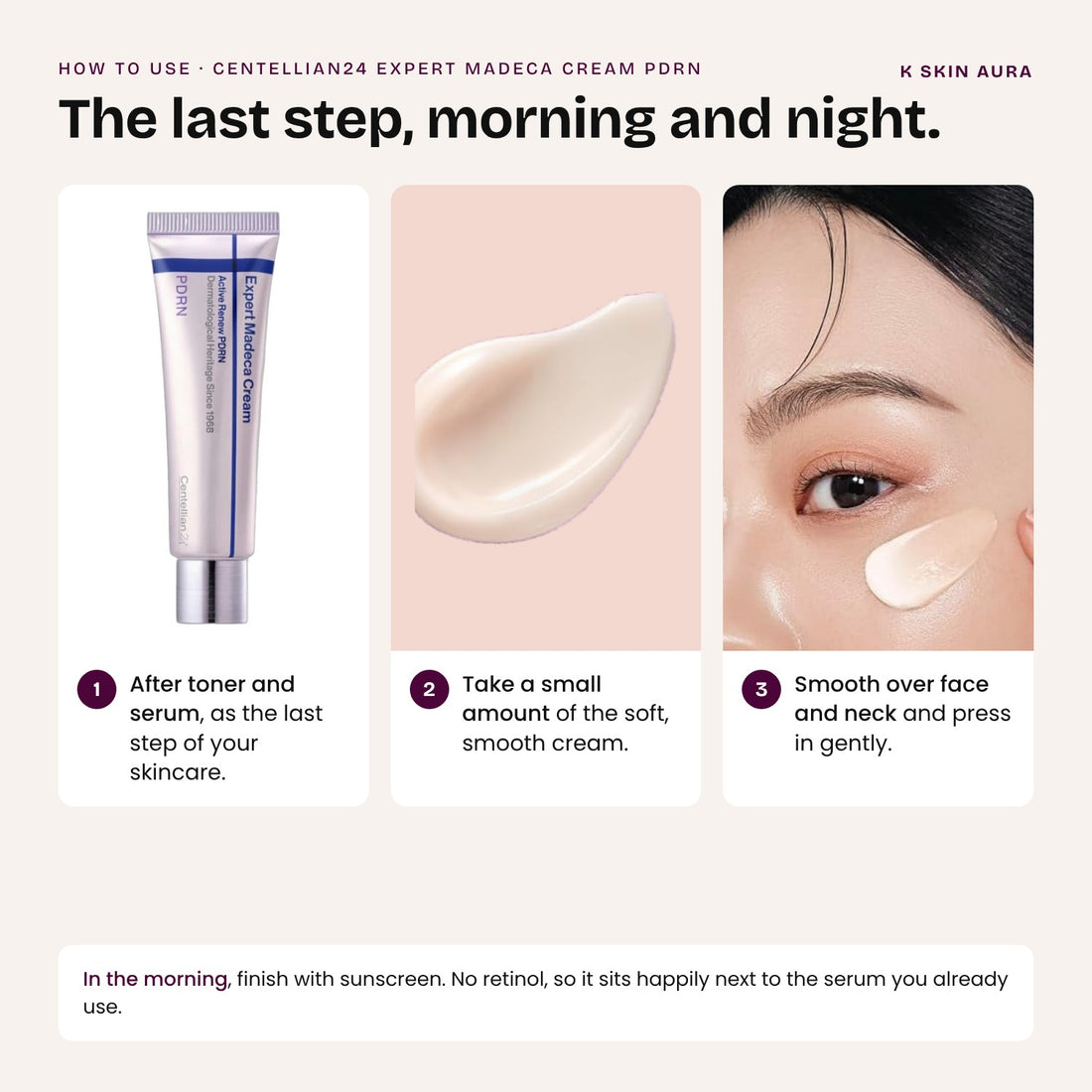 How to use Centellian24 Expert Madeca Cream PDRN