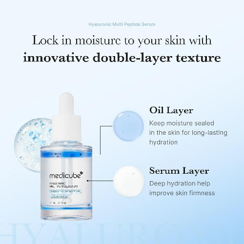 Two-layer texture: oil and serum