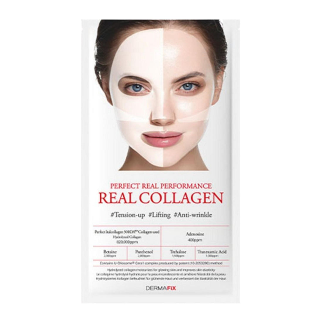 DermaFiX Perfect Real Performance REALCOLAGEN Mask – ujędrniająca maska w płachcie (2 płachty)
