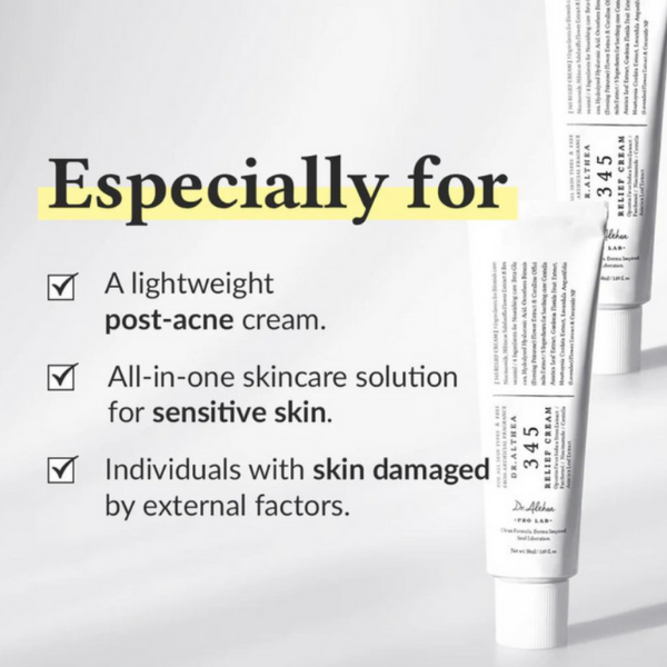 345 Relief Cream – blemish-soothing repair moisturiser (50 ml)