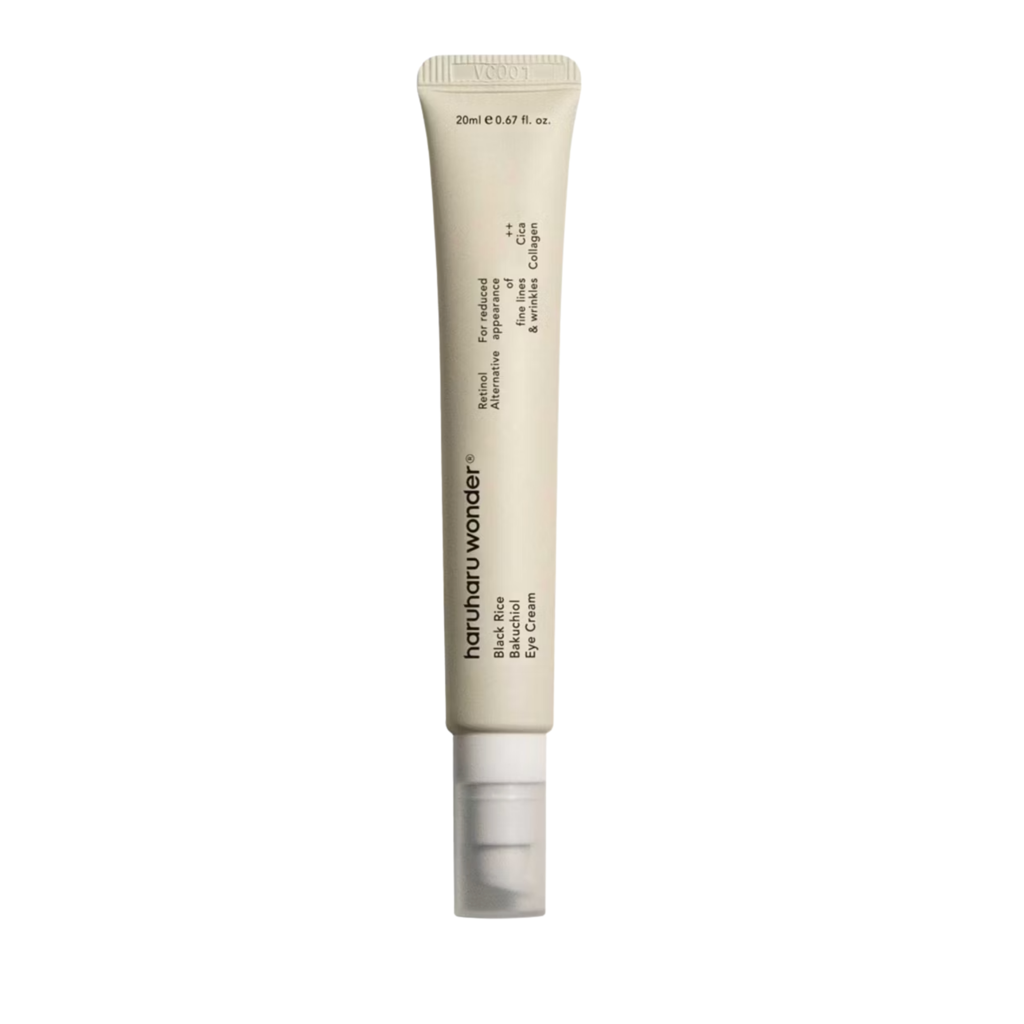 Skincare tube labeled 'hanuhuawonder' on a white background