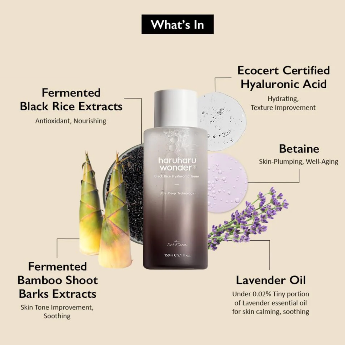 Black Rice Hyaluronic Toner – 150 ml