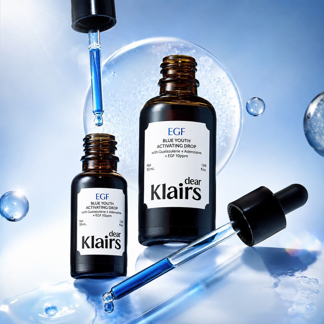Klairs Blue Youth Activating Drop with dropper