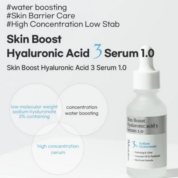 JMsolution Skin Boost Serum z kwasem hialuronowym 3 1,0 – 30 ml