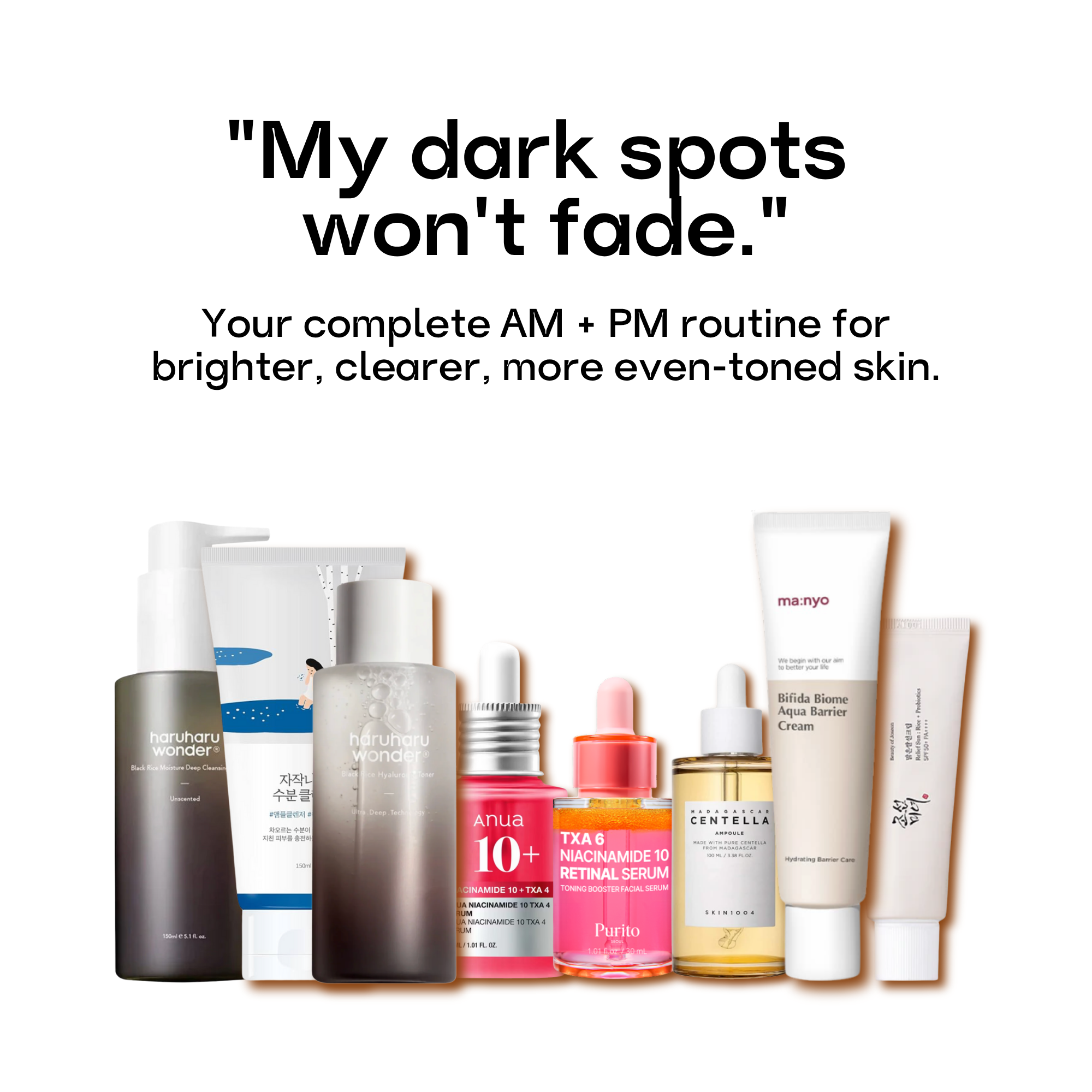 Dark Spot Fading Routine – 8 Steps (Save 20%)