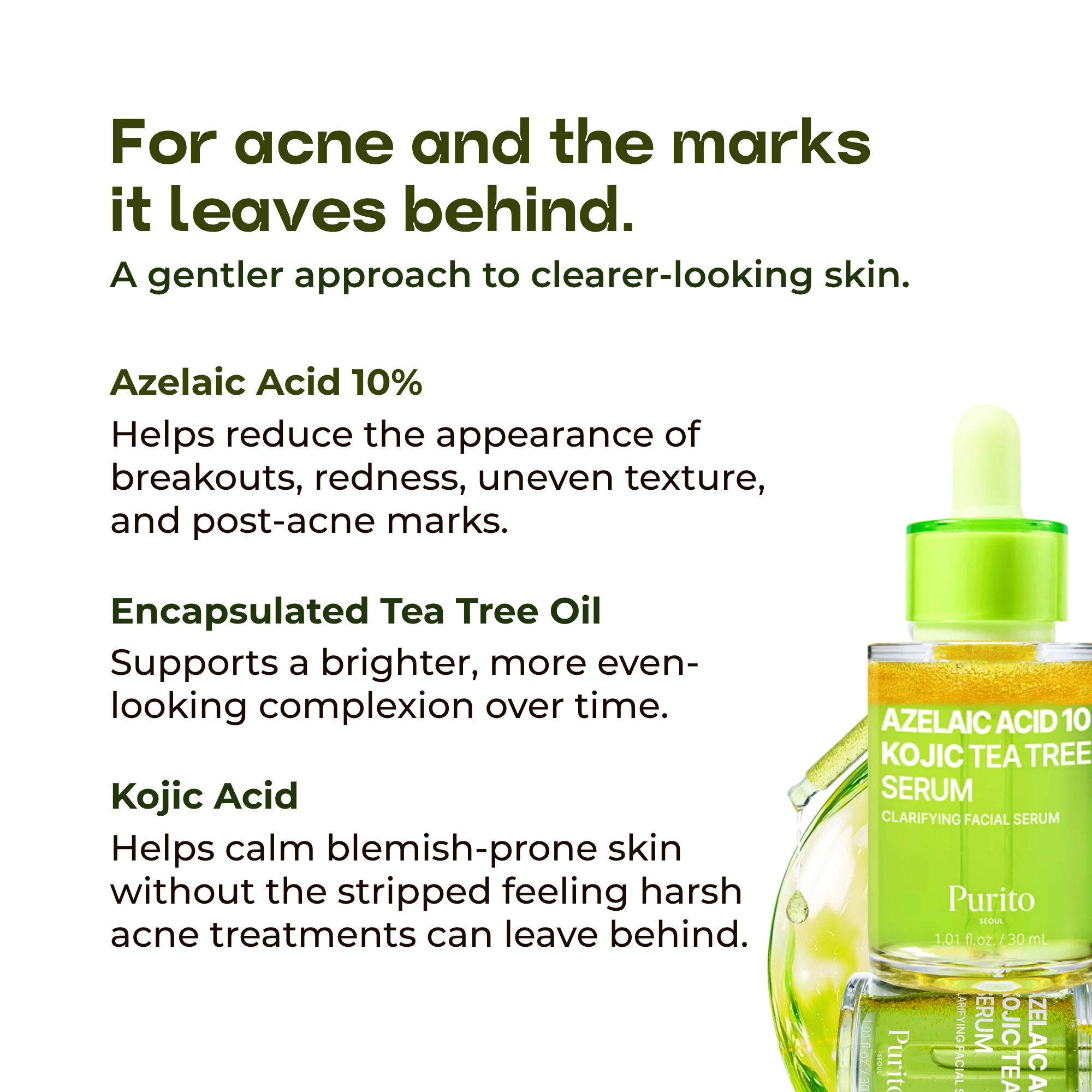 Azelaic Acid 10 + Kojic + Tea Tree Serum (30 ml)