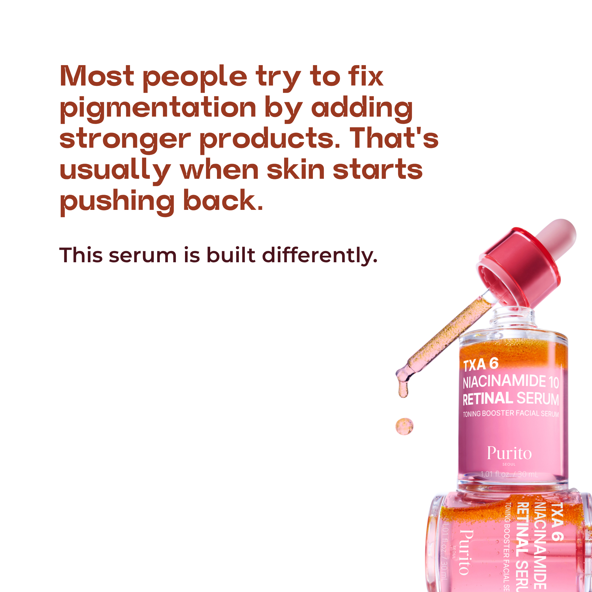 TXA 6% + Niacinamide 10% + Retinal Serum (30 ml)
