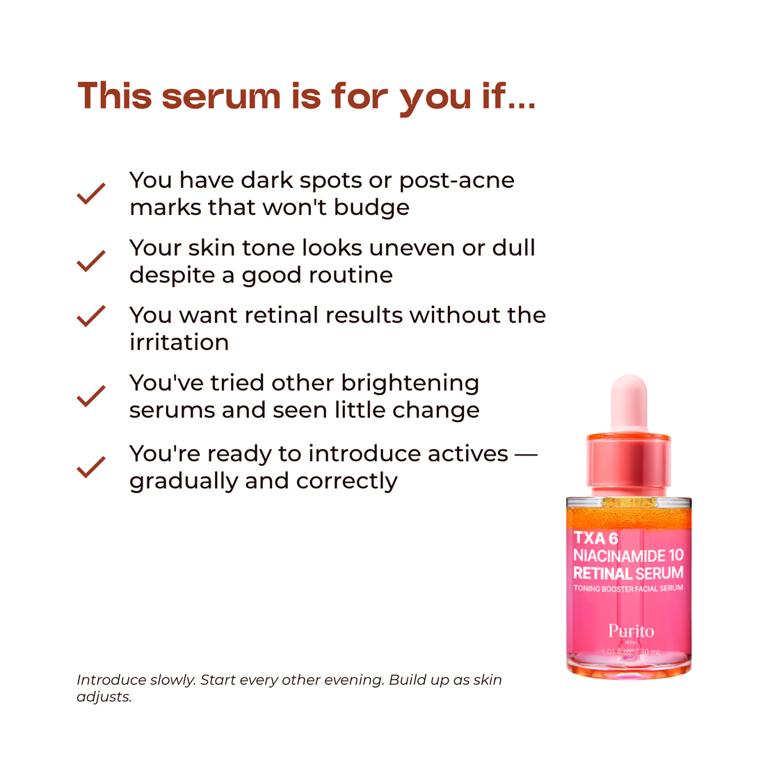 TXA 6% + Niacinamide 10% + Retinal Serum (30 ml)
