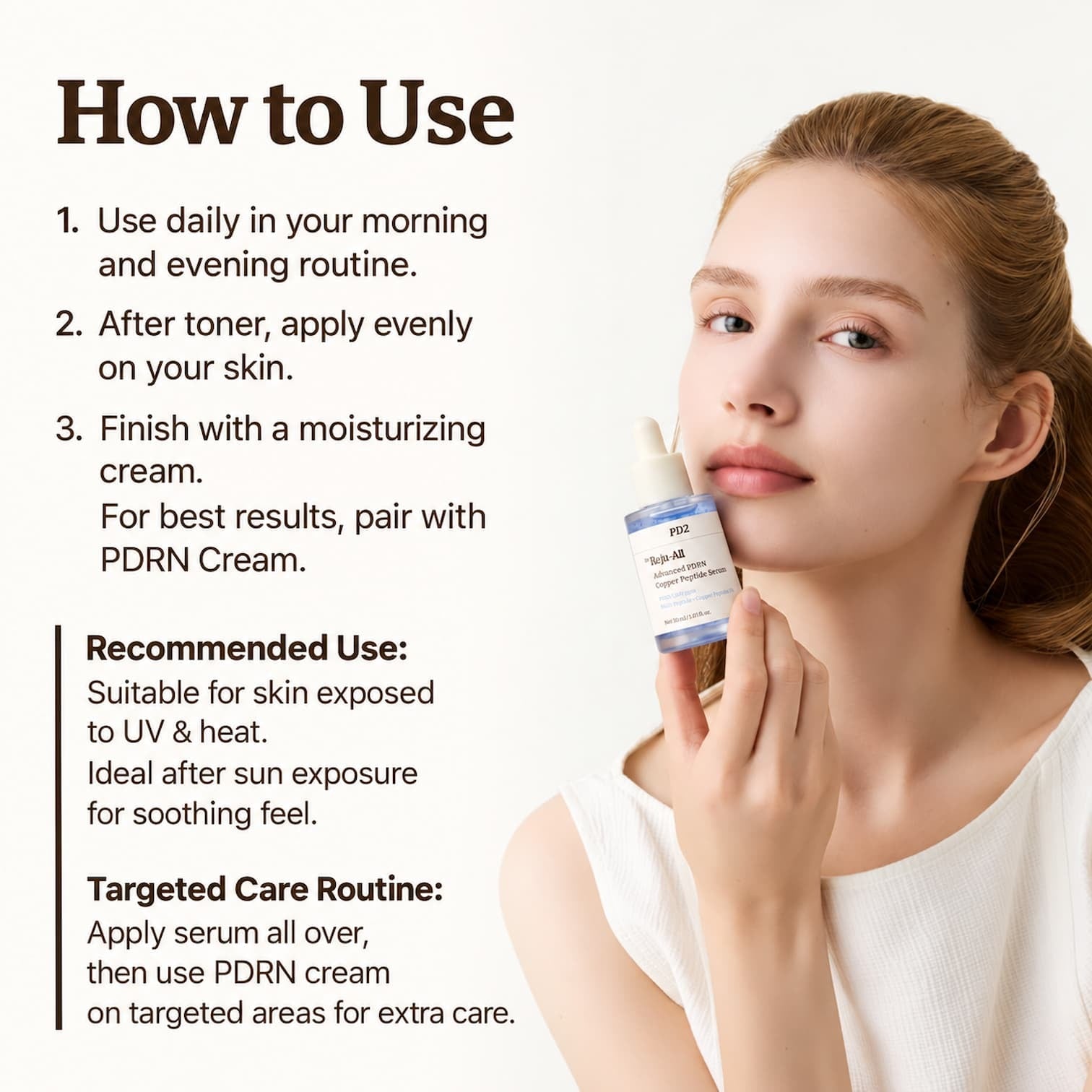 How to use Dr.Reju-All PDRN Copper Peptide Serum