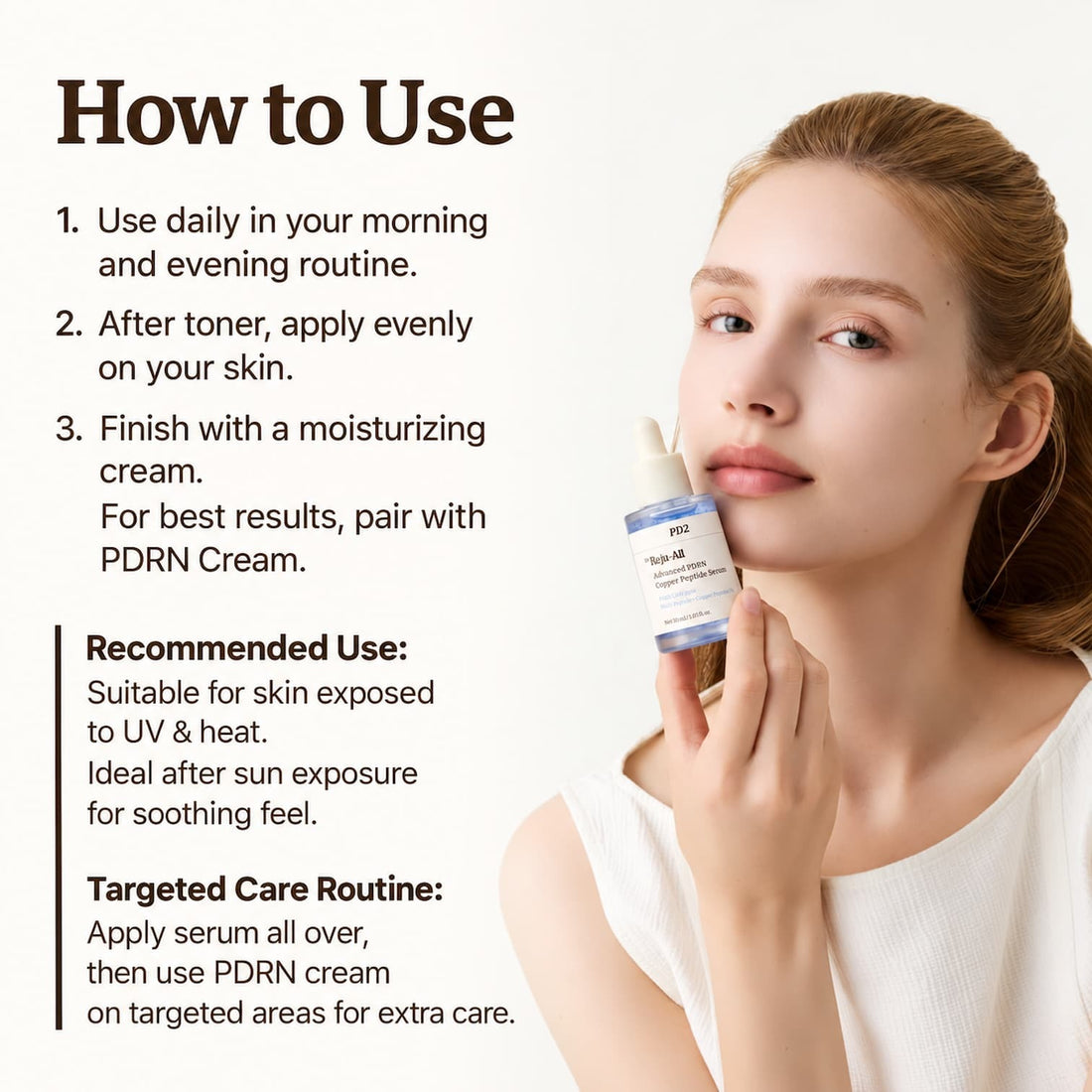How to use Dr.Reju-All PDRN Copper Peptide Serum