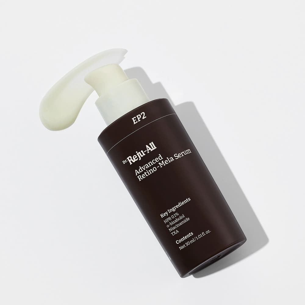 Dr.Reju-All Advanced Retino-Mela Serum pump bottle