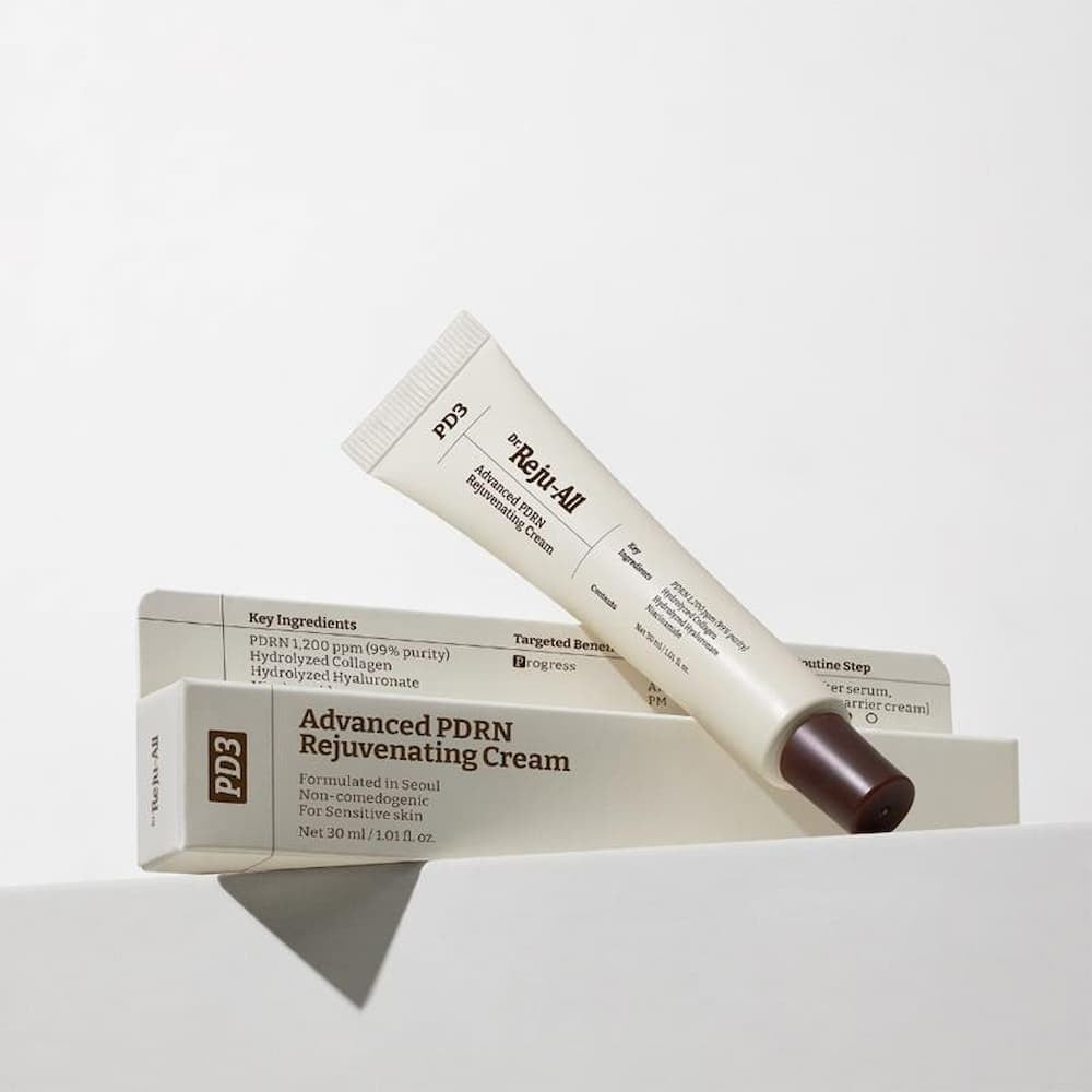 Dr.Reju-All Advanced PDRN Rejuvenating Cream tubes and box