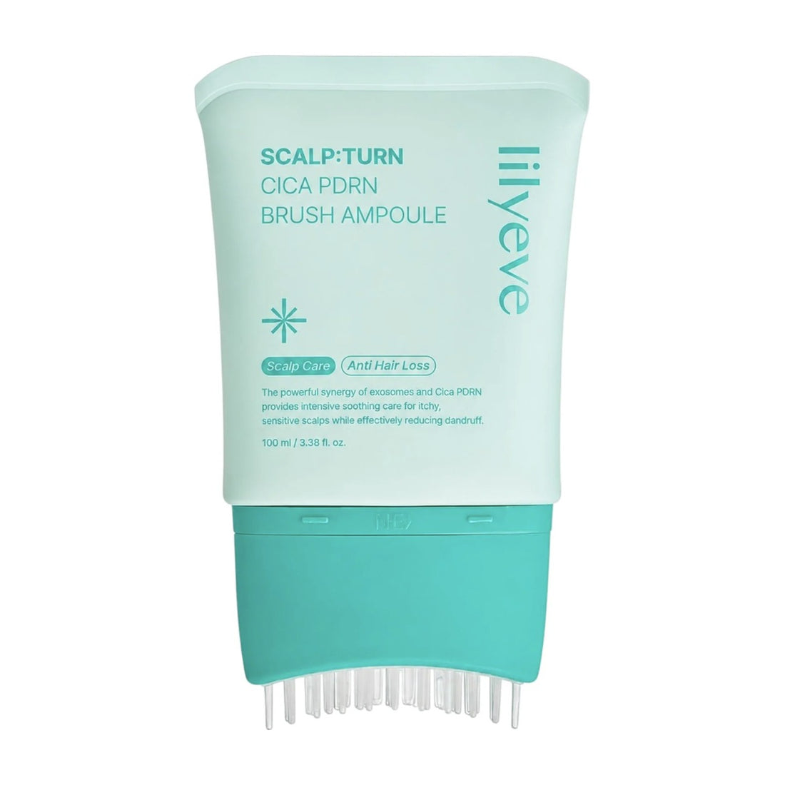 Lilyeve SCALP:TURN Cica PDRN Brush Ampoule 100ml tube with brush head