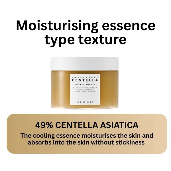 Madagascar Centella Quick Calming Pad – Soothing Toner Pads (70pcs)