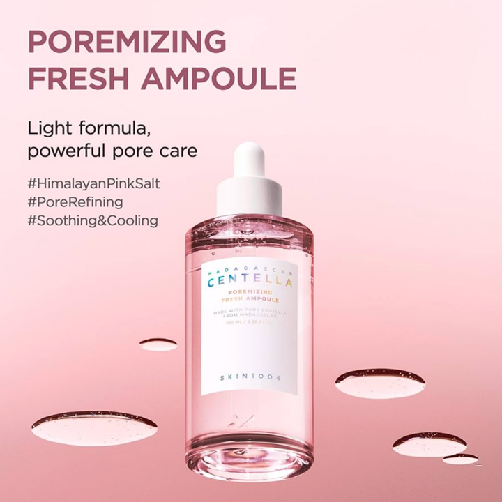 Madagascar Centella Poremizing Fresh Ampoule 100 ml – Pore-Tightening Centella + Peptide Ampoule