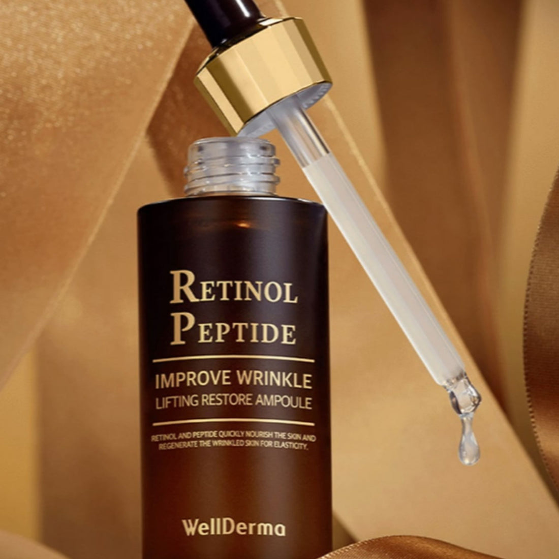WellDerma Retinol Peptide “Improve Wrinkle” Lifting Restore Ampoule – anti-wrinkle serum (30 ml)