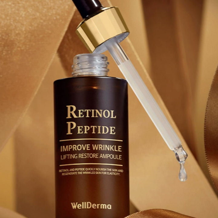 WellDerma Retinol Peptide “Improve Wrinkle” Lifting Restore Ampoule – anti-wrinkle serum (30 ml)